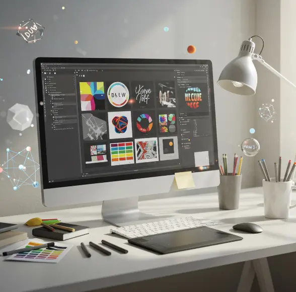 professional web designer creating ecommerce website